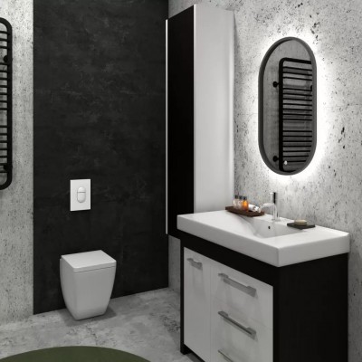 Зеркало Континент Prime LED вертикальное